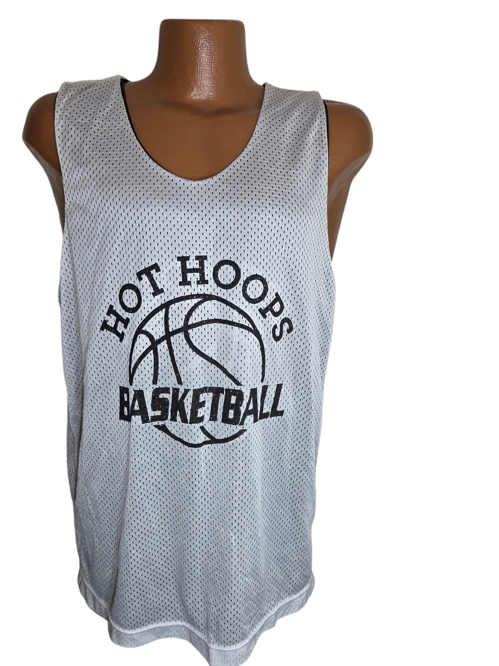 White Hot Hoops Basketball Men's Mesh Jersey